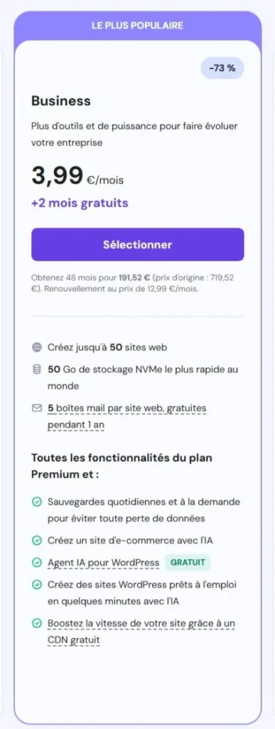 50 Go de stockage NVMe