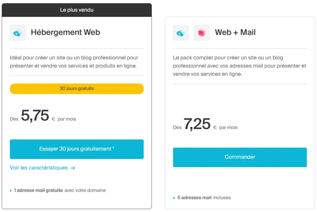 hébergement Web